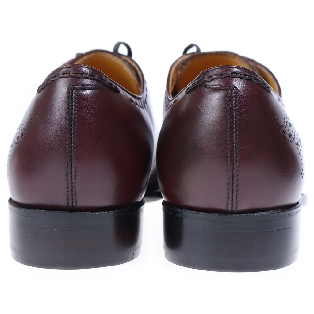 UNION IMPERIAL(ユニオンインペリアル) キップレザー ホールカット レザー ビジネスシューズ ブラウン U1102