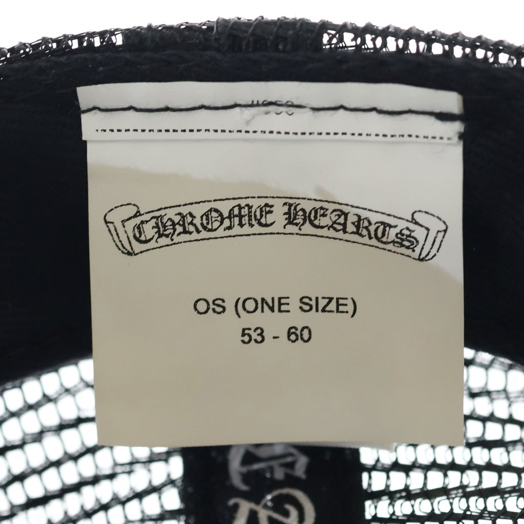 CHROME HEARTS(クロムハーツ) CH TRUCKER CAP CH トラッカーメッシュキャップ 帽子 ブラック/ホワイト