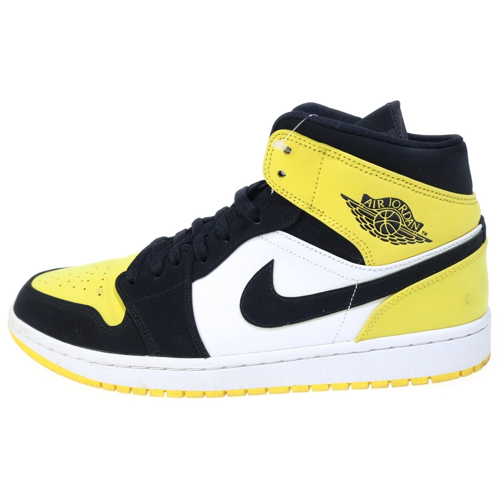 NIKE(ナイキ) AIR JORDAN 1 MID SE 852542-071 エアジョーダン1 ミッド ミドルカットスニーカー シューズ イエロー/ブラック US11/29.0cm