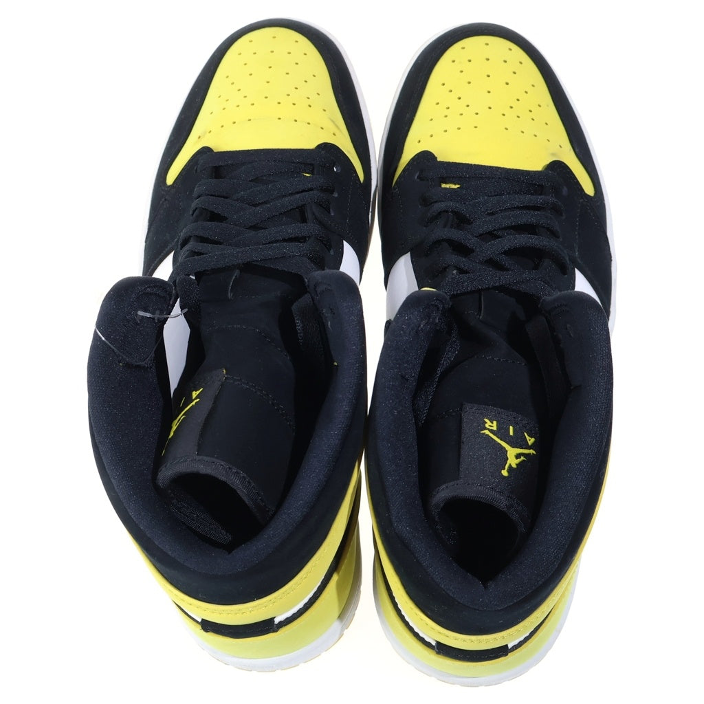 NIKE(ナイキ) AIR JORDAN 1 MID SE 852542-071 エアジョーダン1 ミッド ミドルカットスニーカー シューズ イエロー/ブラック US11/29.0cm