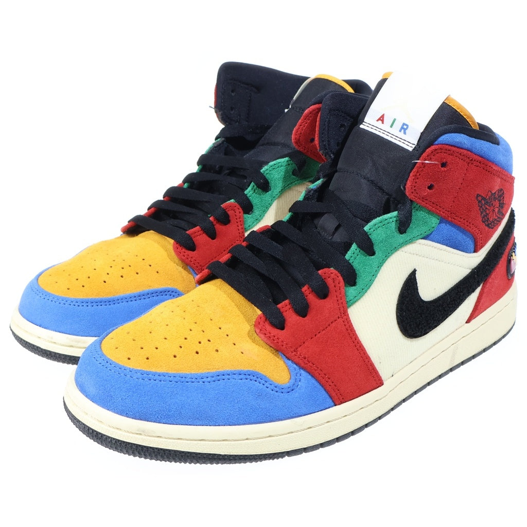 NIKE(ナイキ) ×Blue The Great Air Jordan 1 Mid CU2805-100 ブルー ザ グリート エアジョーダン1 ミッド ミドルカットスニーカー シューズ マルチ US11/29.0cm