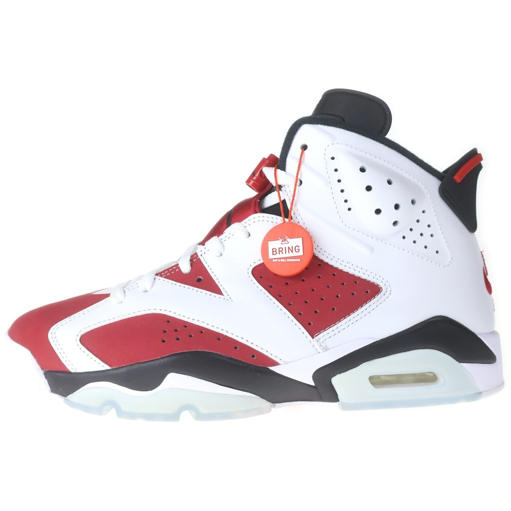 NIKE(ナイキ) AIR JORDAN 6 RETRO CARMINE CT8529-106 エアジョーダン6 カーマイン ハイカットスニーカー ホワイト/レッド US9.5/27.5cm