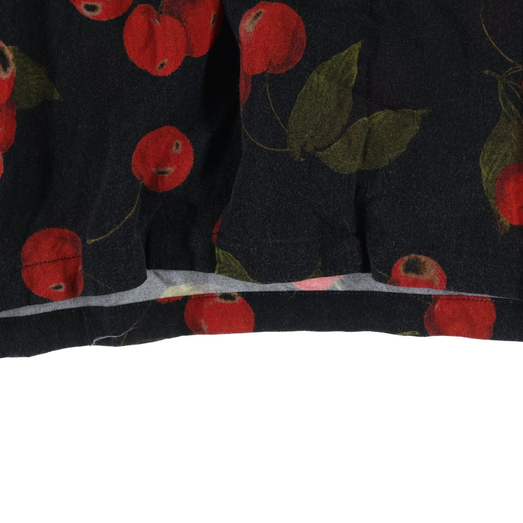 SUPREME(シュプリーム) 19SS Cherry Rayon S/S Shirt チェリー総柄 レーヨン 半袖シャツ ショートスリーブ ブラック