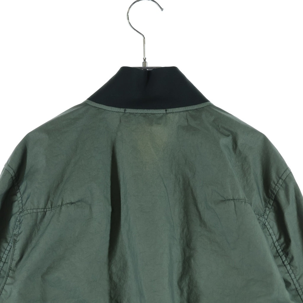 STONE ISLAND(ストーンアイランド) 24SS Membrana Bomber Jacket ロゴワッペン ナイロン ボンバージャケット カーキ 801541223