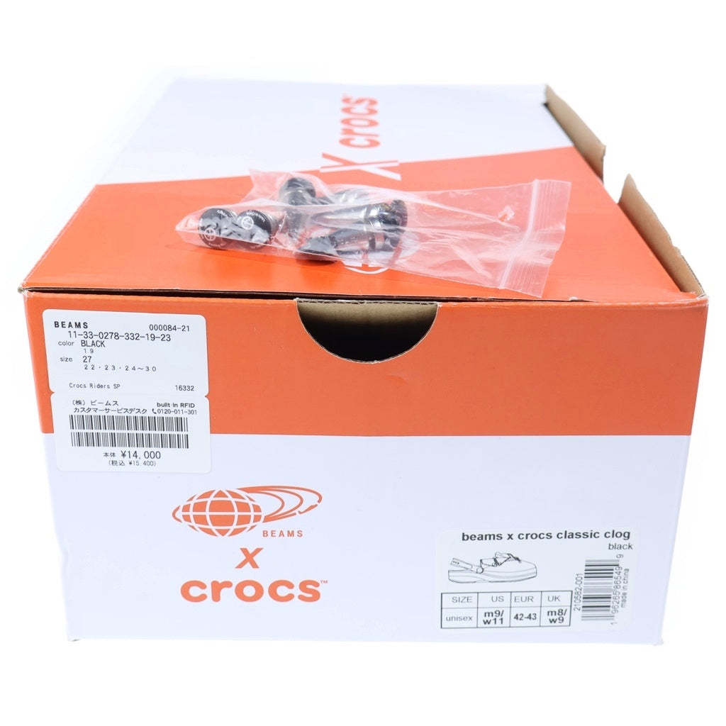 Crocs(クロックス) 24AW ×BEAMS CLASSIC CLOG ビームス ライダース ローカットサンダル US9/27.0cm 210582