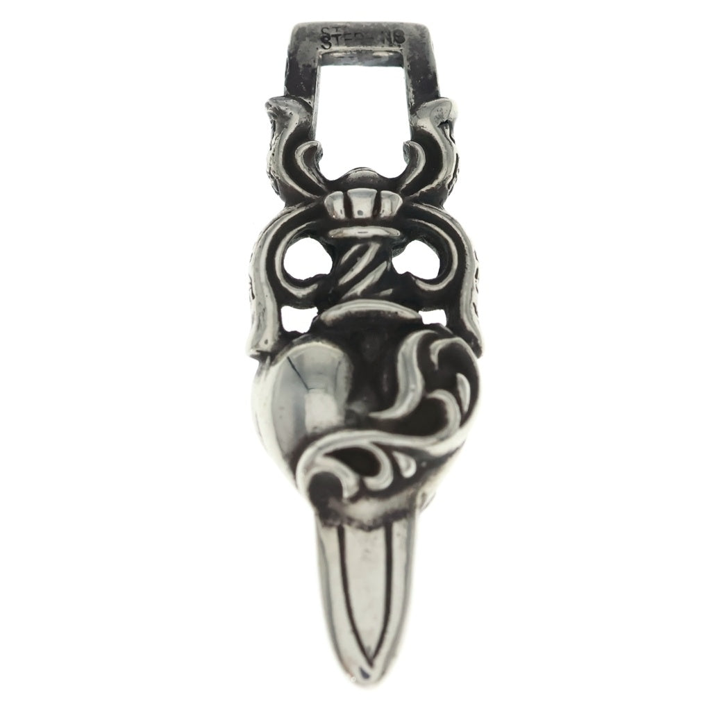 CHROME HEARTS(クロムハーツ) DAGGER HEART ダガーハート ペンダントトップ シルバー BCA243
