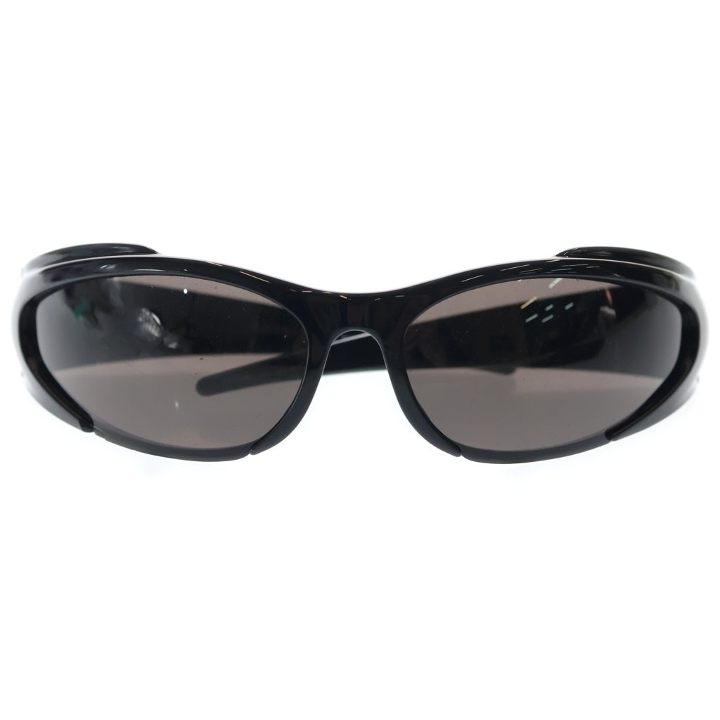 BALENCIAGA(バレンシアガ) 26SS Unisex SUNGLASSES サイドロゴ スポーツ サングラス アイウェア ブラック BB0253S レディース