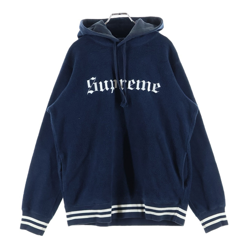 SUPREME(シュプリーム) 16AW Reverse Fleece Hooded Sweatshirt リバース フリース フーディーパーカー ネイビー