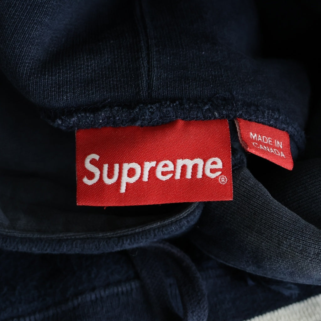SUPREME(シュプリーム) 16AW Reverse Fleece Hooded Sweatshirt リバース フリース フーディーパーカー ネイビー