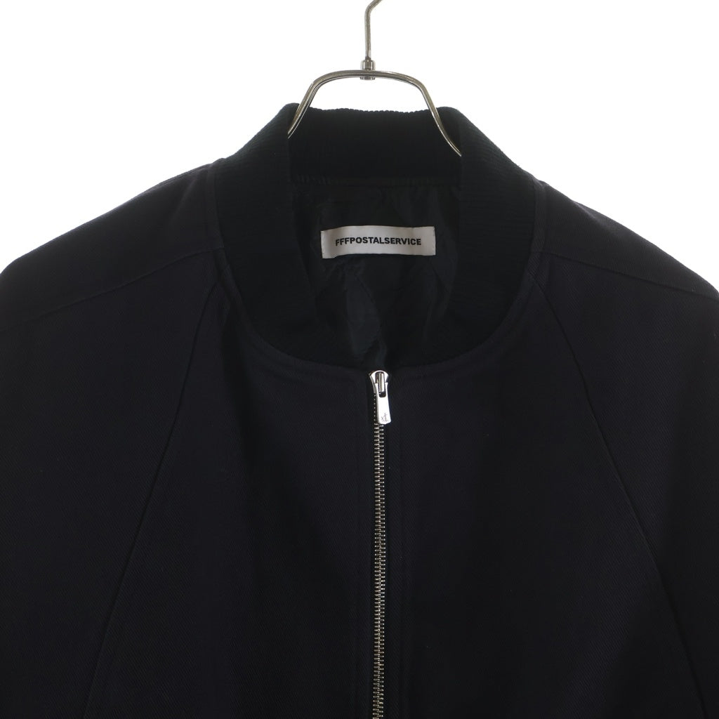 FFFPOSTALSERVICE(トリプルエフポスタルサービス) 25AW Darted MA-1 Bomber ダーテッドボンバージャケット FFFPSFW2506 ブラック
