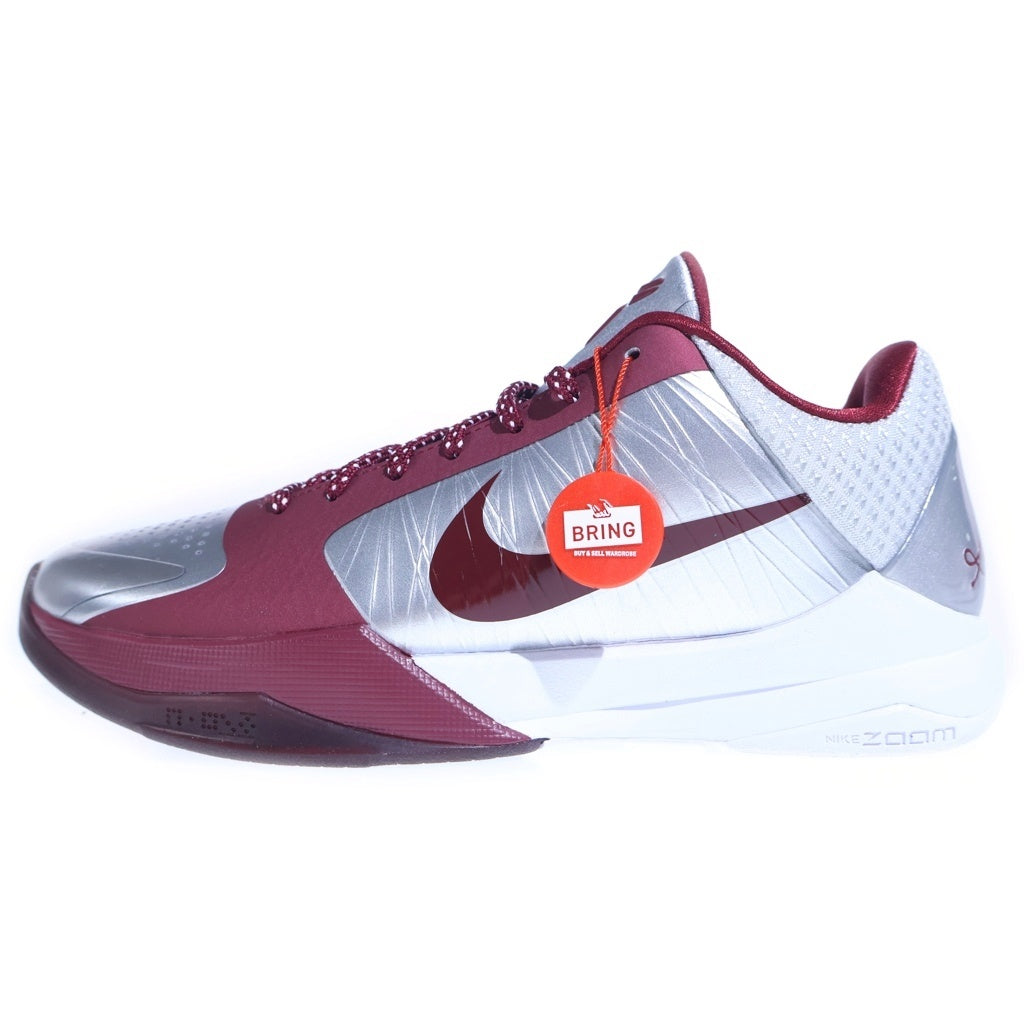NIKE(ナイキ) KOBE 5 Protro Lower Merion Aces Away コービー5 プロトロ ロウワーメリオンエースアウェイ ローカットスニーカー シルバー/レッド US8.5/26.5cm IM0557-001