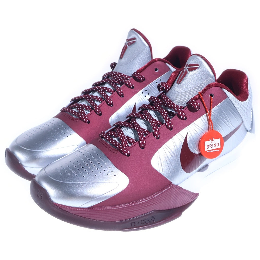 NIKE(ナイキ) KOBE 5 Protro Lower Merion Aces Away コービー5 プロトロ ロウワーメリオンエースアウェイ ローカットスニーカー シルバー/レッド US8.5/26.5cm IM0557-001