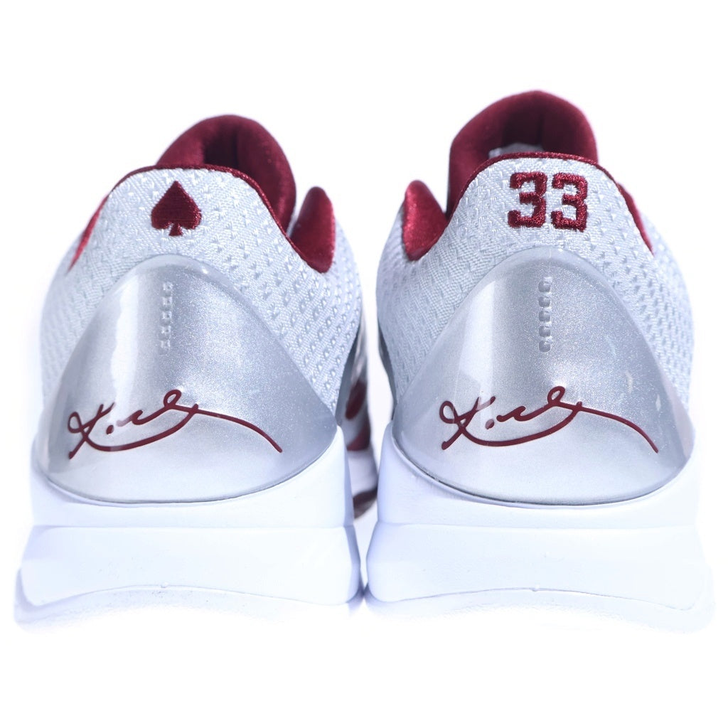 NIKE(ナイキ) KOBE 5 Protro Lower Merion Aces Away コービー5 プロトロ ロウワーメリオンエースアウェイ ローカットスニーカー シルバー/レッド US8.5/26.5cm IM0557-001