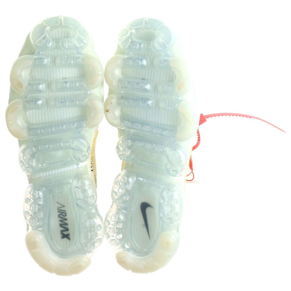 NIKE(ナイキ) ×OFF-WHITE THE 10 AIR VAPORMAX FK オフホワイト ザテン エアヴェイパーマックス フライニット ローカットスニーカー ホワイト US9.5/27.5cm AA3831-100