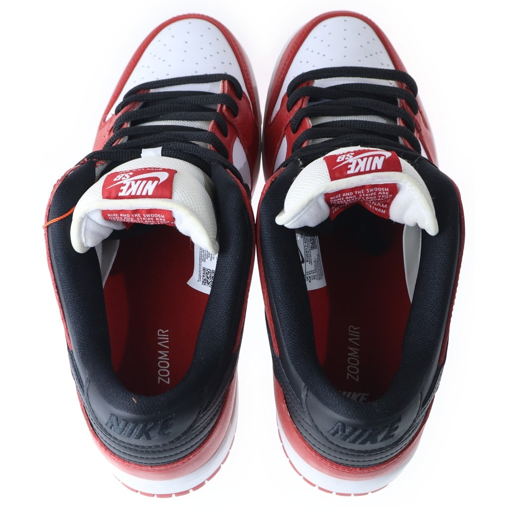 NIKE SB(ナイキエスビー) DUNK LOW PRO J-Pack Chicago ダンク ジェーパックシカゴ ローカットスニーカー レッド/ホワイト/ブラック US11/29cm BQ6817-600