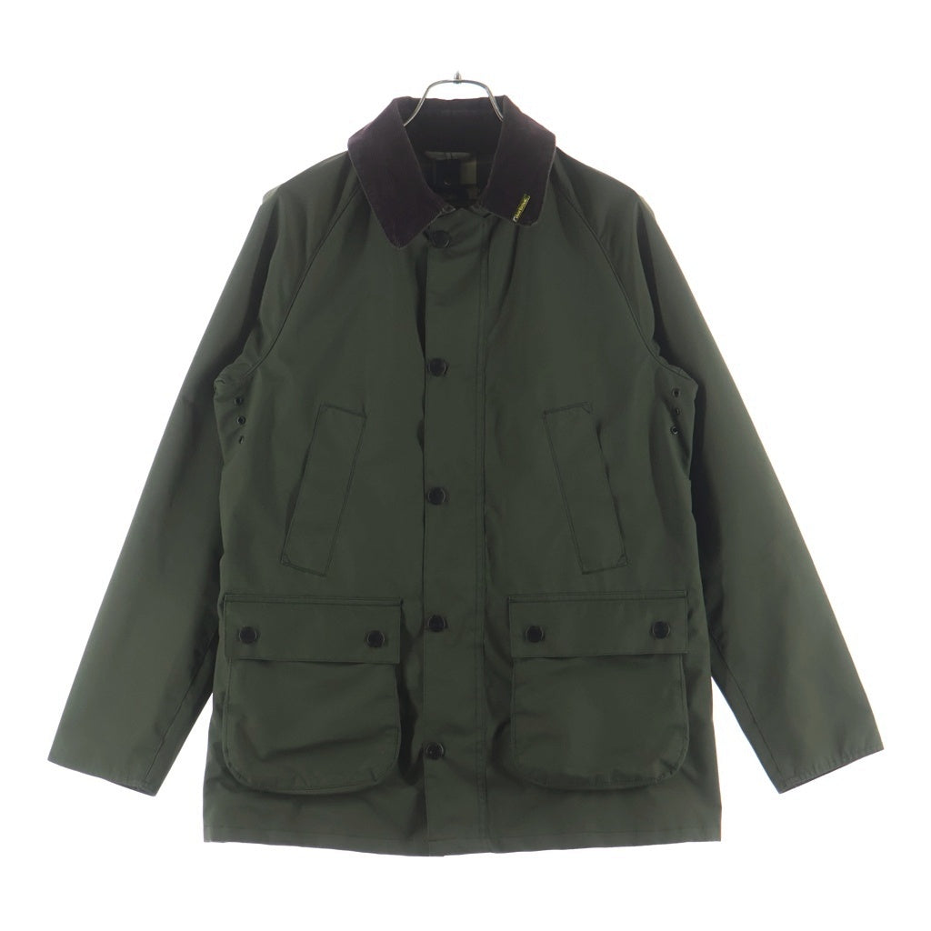 Barbour バブアー 16AW コーデュロイカラー 裏地チェック ピンズ付き ノンオイル ジャケット カーキ 1602278 Barbour(バブアー) 16AW コーデュロイカラー 裏地チェック ピンズ付き