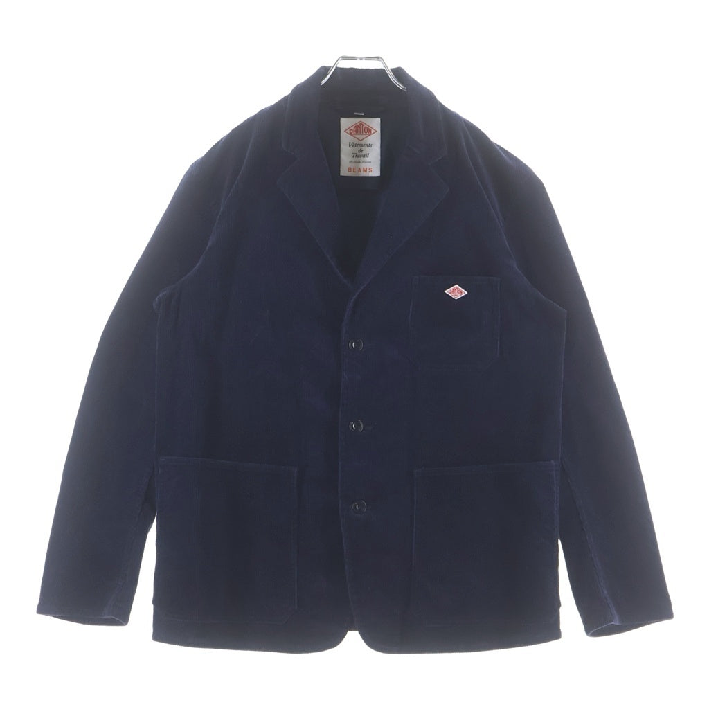 DANTON(ダントン) ×BEAMS CORDUROY JACKET ビームス コーデュロイ 3Bジャケット ネイビー JD-8976 SRC