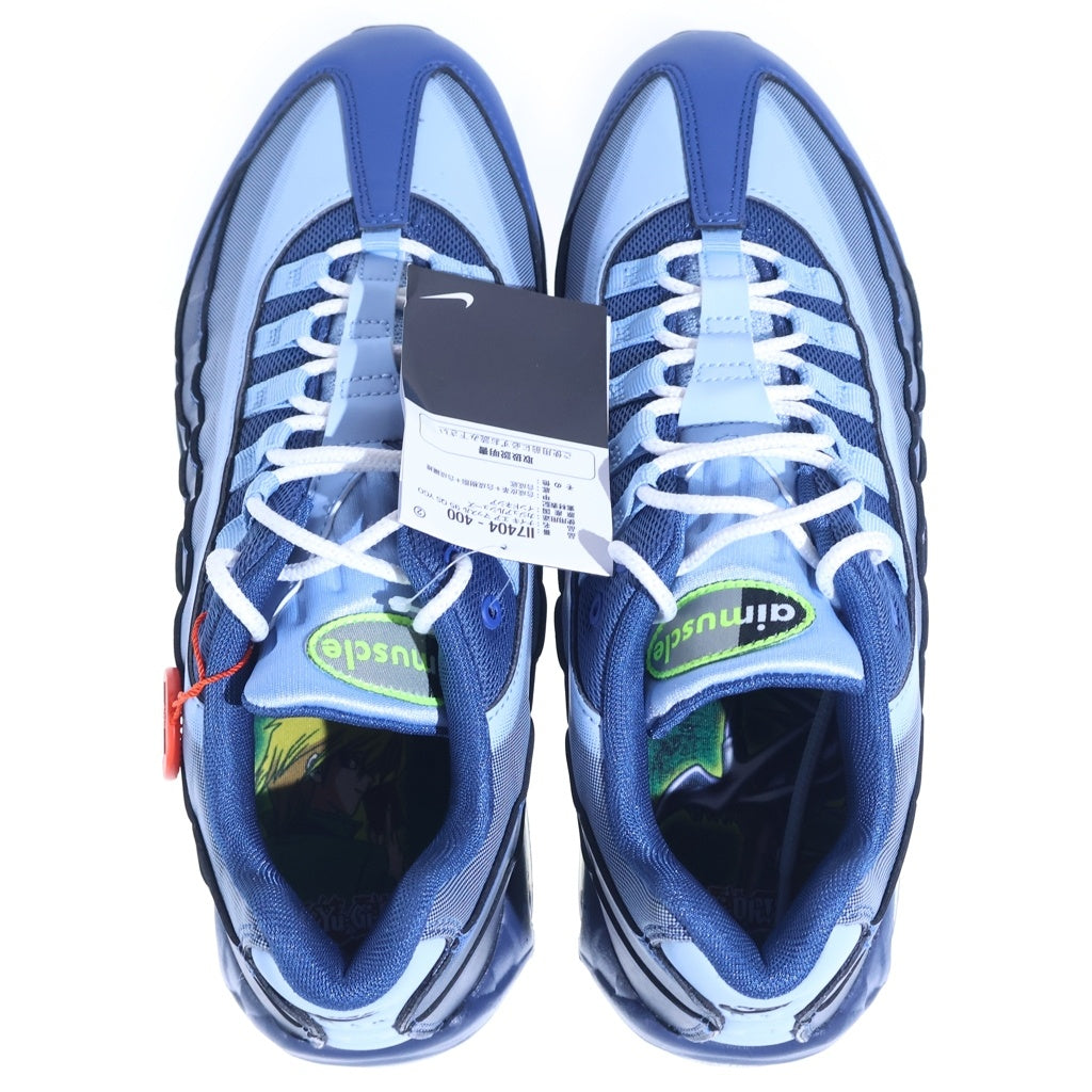 NIKE(ナイキ) ×Yu-Gi-Oh! AIR MUSCLE 95 QS YGO 遊戯王 エアマックス95 ローカットスニーカー ブルー US10.5/28.5cm II7404-400