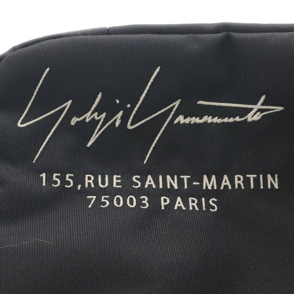 Yohji Yamamoto(ヨウジヤマモト) × NEW ERA WHEEL BAG YY LOGO フロントロゴ刺繍 キャリーケース バッグ ブラック HN-147-958