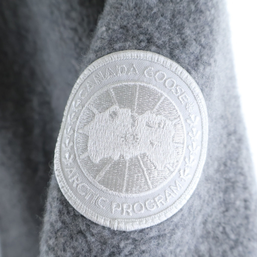 CANADA GOOSE(カナダグース) Lawson Jacket Kind Fleece HUMANATURE アームロゴワッペン フリースジャケット グレー 7049M1
