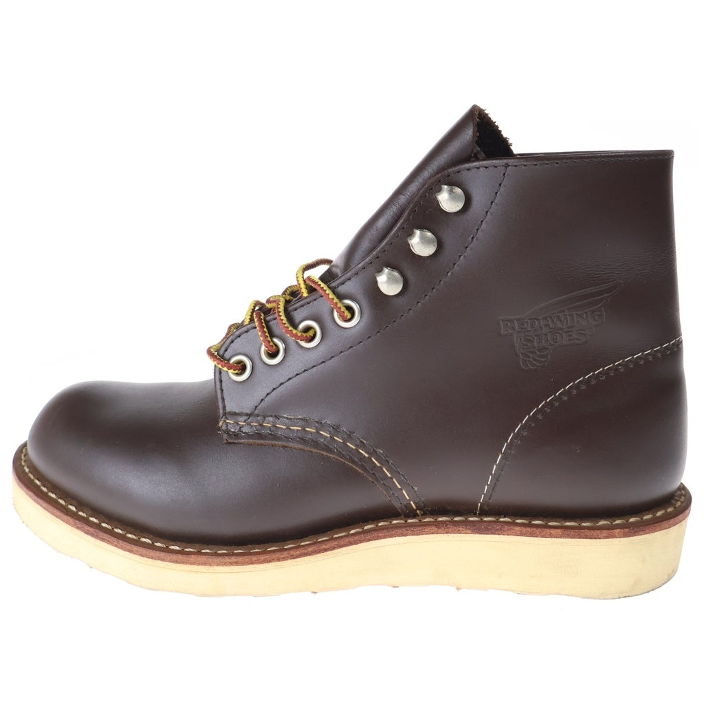 RED WING(レッド ウイング) 8134 6インチ ラウンドトゥブーツ ハイカット シューズ ブラウン US4.5/22.5cm レディース