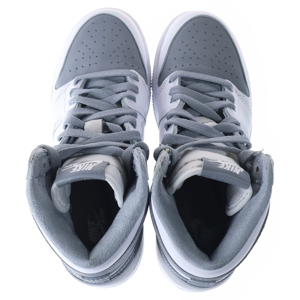 NIKE(ナイキ) AIR JORDAN 1 RETRO HIGH OG GS 575441-037 エア ジョーダン 1 オリジナル ユースサイズ ハイカットスニーカー ホワイト/グレー US5Y/23.5cm レディース