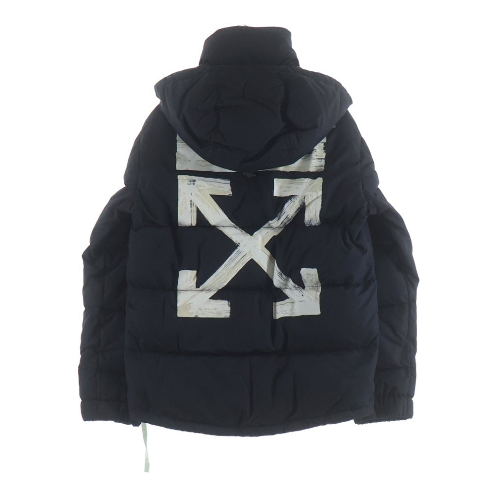 OFF-WHITE(オフホワイト) 17AW DIAG BRUSHED DOWN JKT OMED005F17576004 ダイアゴナル ブラッシュ ダウンジャケット ブラック