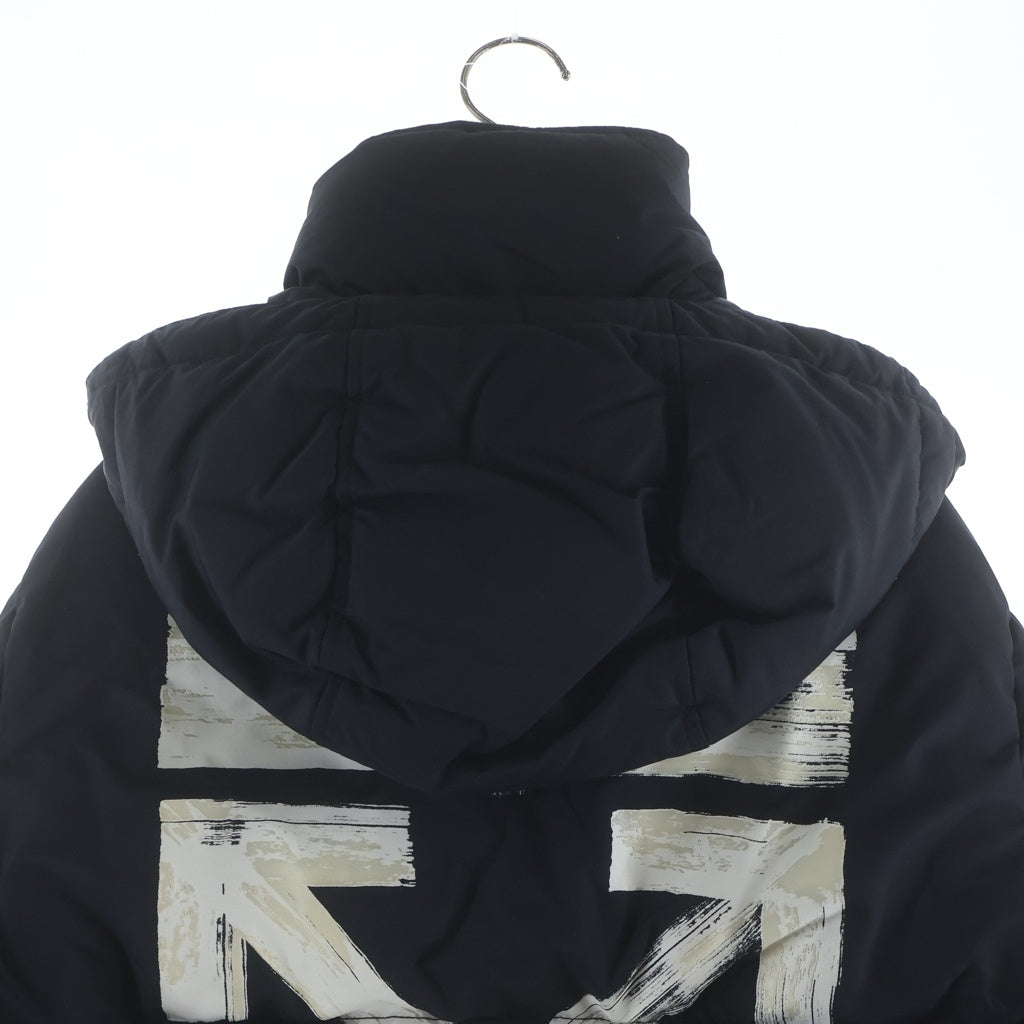 OFF-WHITE(オフホワイト) 17AW DIAG BRUSHED DOWN JKT OMED005F17576004 ダイアゴナル ブラッシュ ダウンジャケット ブラック