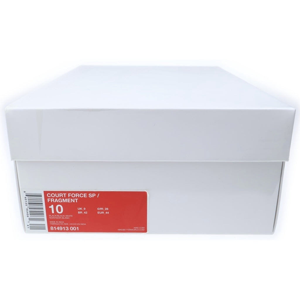 NIKE(ナイキ) 【観賞用 2015年製】 ×fragment design ×GOODENOUGH COURT FORCE SP フラグメントデザイン グッドイナフ ハイカットスニーカー US10/28cm 814913-001