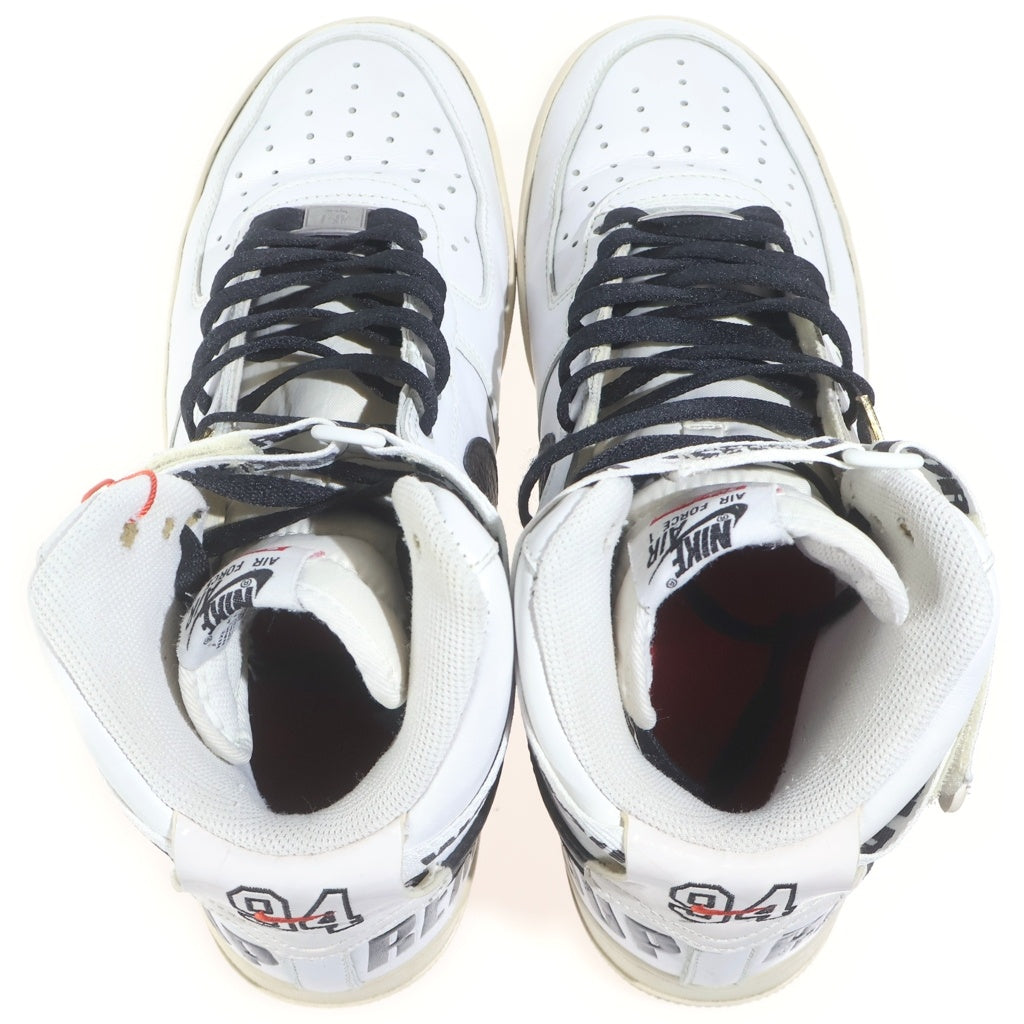 NIKE(ナイキ) 【観賞用 2014年製】 14AW ×SUPREME AIR FORCE 1 HIGH SUPREME SP シュプリーム エアフォース1 ハイカット スニーカー ホワイト US10/28cm 698696-100