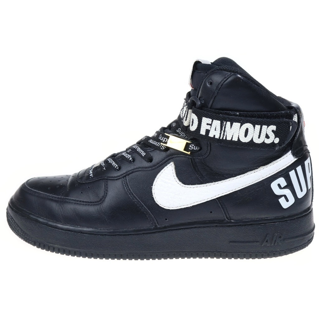 NIKE(ナイキ) 【観賞用 2014年製】 14AW ×SUPREME AIR FORCE 1 HIGH SUPREME SPECIA シュプリーム エアフォース1 シュプリーム ハイカット スニーカー US10/28cm 698696-010