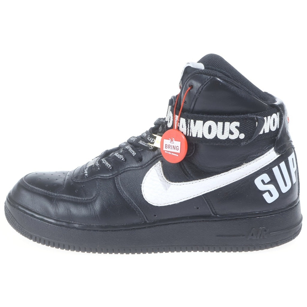 NIKE(ナイキ) 【観賞用 2014年製】 14AW ×シュプリーム AIR FORCE 1 HIGH SUPREME SPECIA エアフォース1 ハイカット スニーカー US10/28cm 698696-010