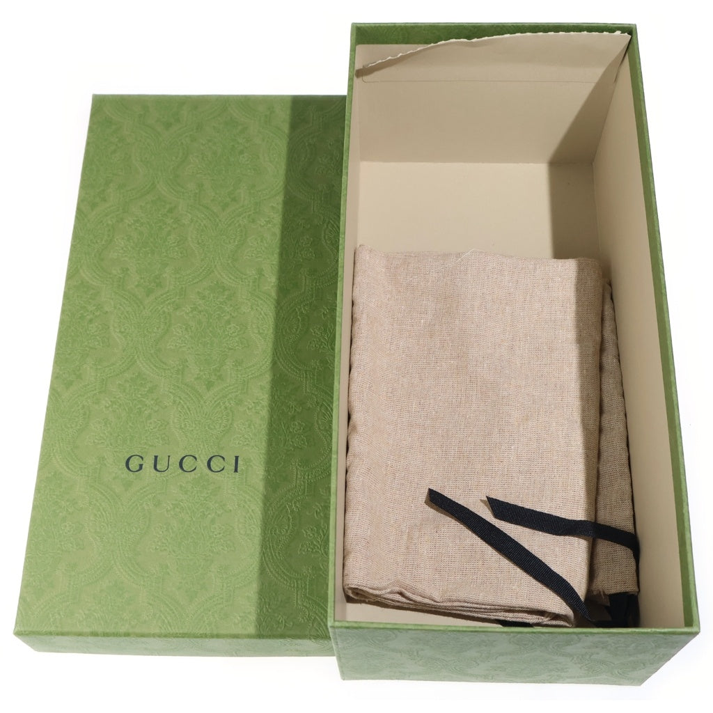 GUCCI(グッチ) GG柄キャンバス スライドサンダルシューズ ブラウン 624695
