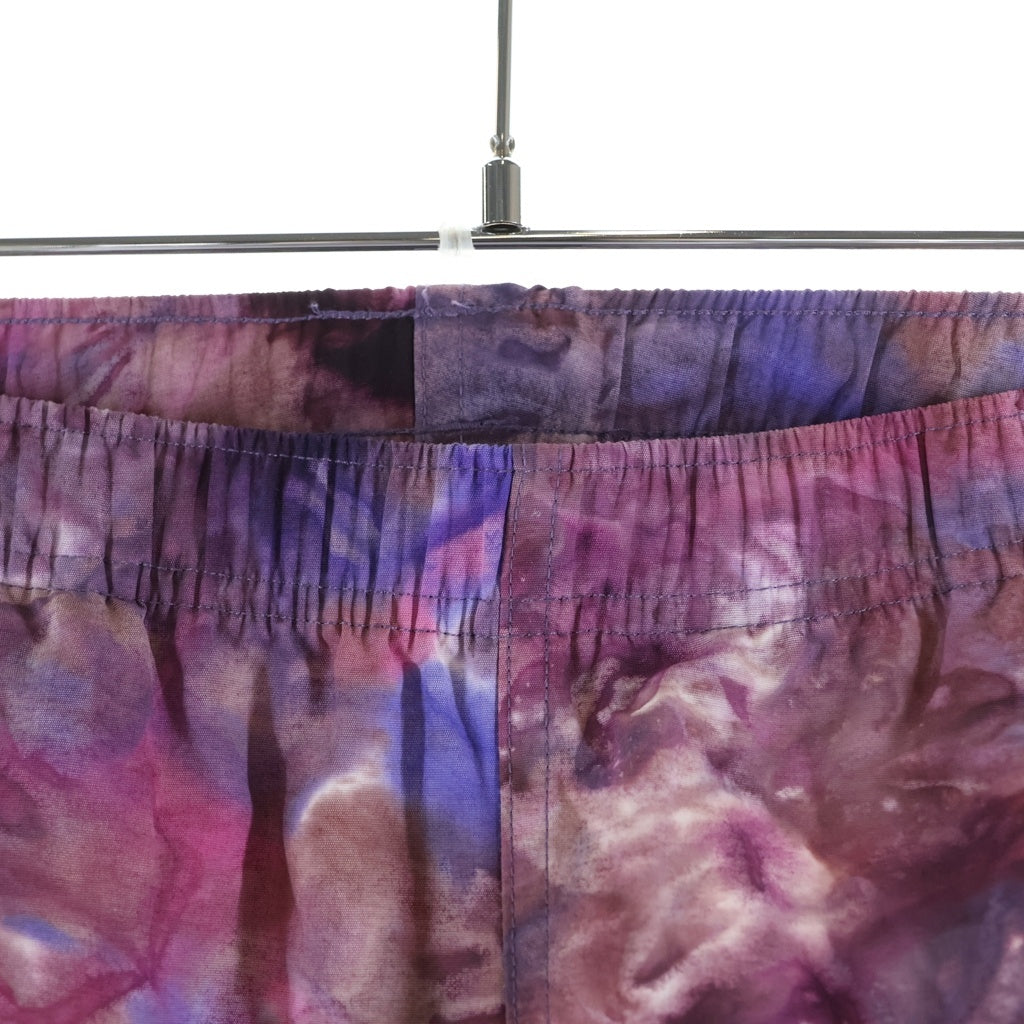 SUPREME(シュプリーム) 22SS Multicolor Warm Up Pant 総柄 マルチカラー ウォームアップ ナイロンパンツ パープル