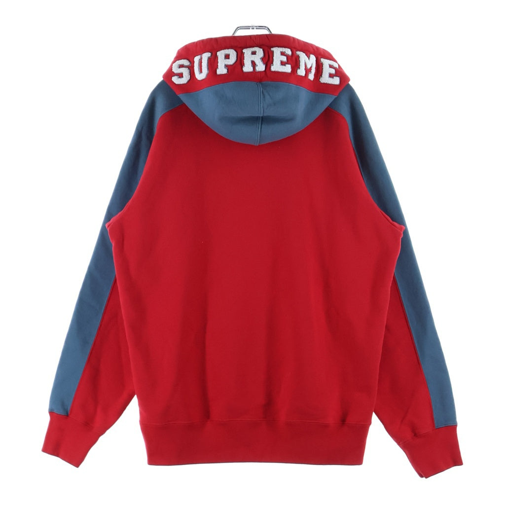 SUPREME(シュプリーム) 18AW Paneled Hooded Sweatshirt パネルド ロゴ