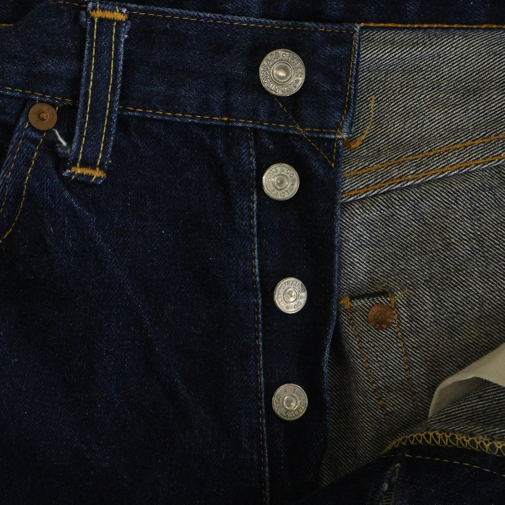 Levi's(リーバイス) 90S VINTAGE 501XX 復刻 バレンシア製 BIG E 隠しリベット ボタン裏555 ヴィンテージ ジップフライ デニムパンツ インディゴ 501 0003