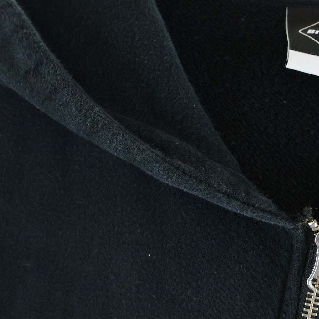 F.C.R.B./F.C.Real Bristol/FCRB(エフシーアールビー/エフシーレアルブリストル) 17AW BIG LOGO ZIP UP HOODY ビックロゴ フーディー ジップアップパーカー ブラック FCRB-178061