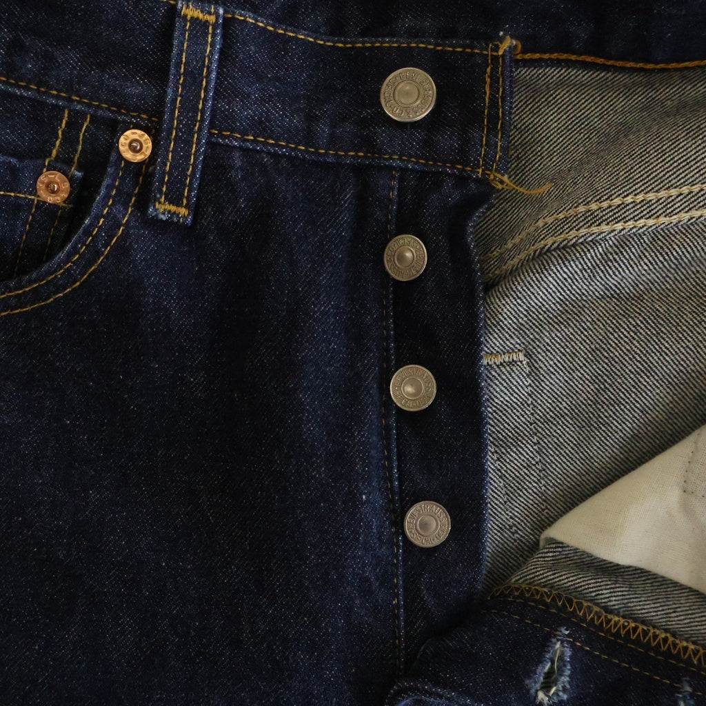 Levi's(リーバイス) 00S 501 USA製 ボタン裏553 ボタンフライ ストレート デニムパンツ インディゴブルー