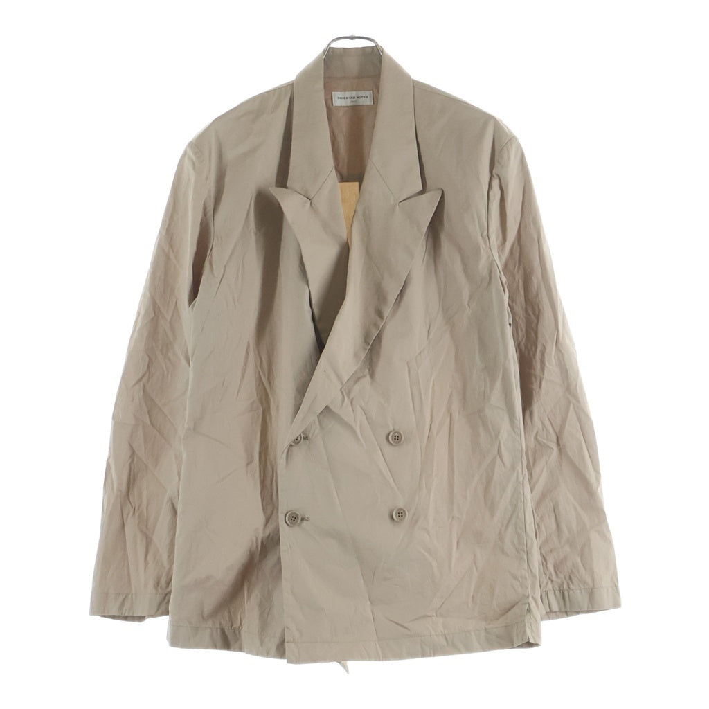 DRIES VAN NOTEN(ドリスヴァンノッテン) 24SS double Tailored jacket ダブルテーラードジャケット ベージュ PO:241-195