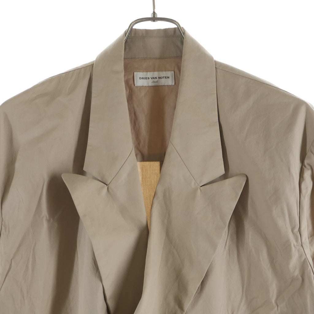 DRIES VAN NOTEN(ドリスヴァンノッテン) 24SS double Tailored jacket ダブルテーラードジャケット ベージュ PO:241-195