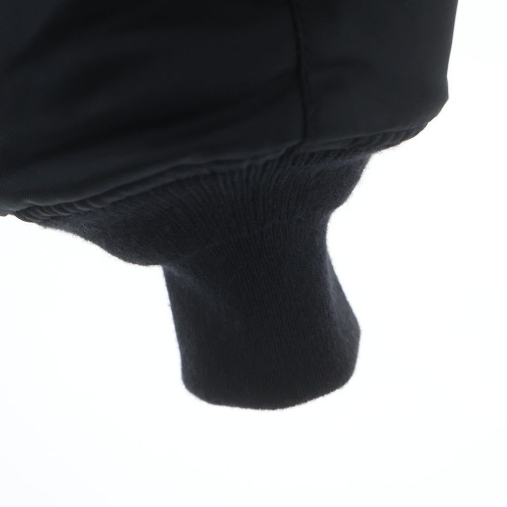 JOHN LAWRENCE SULLIVAN(ジョンローレンスサリバン) 25AW NYLON MASSIVE ROUNDED SLEEVE BOMBER JACKET ナイロン マッシヴ ラウンド スリーブ ボンバージャケット ブラック