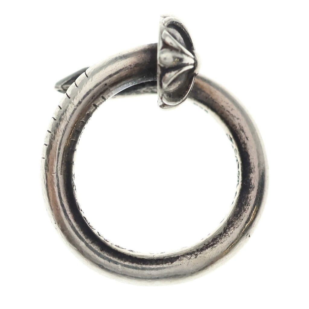 CHROME HEARTS(クロムハーツ) NAIL CRSBALL ネイル クロスボール リング シルバー BCA349