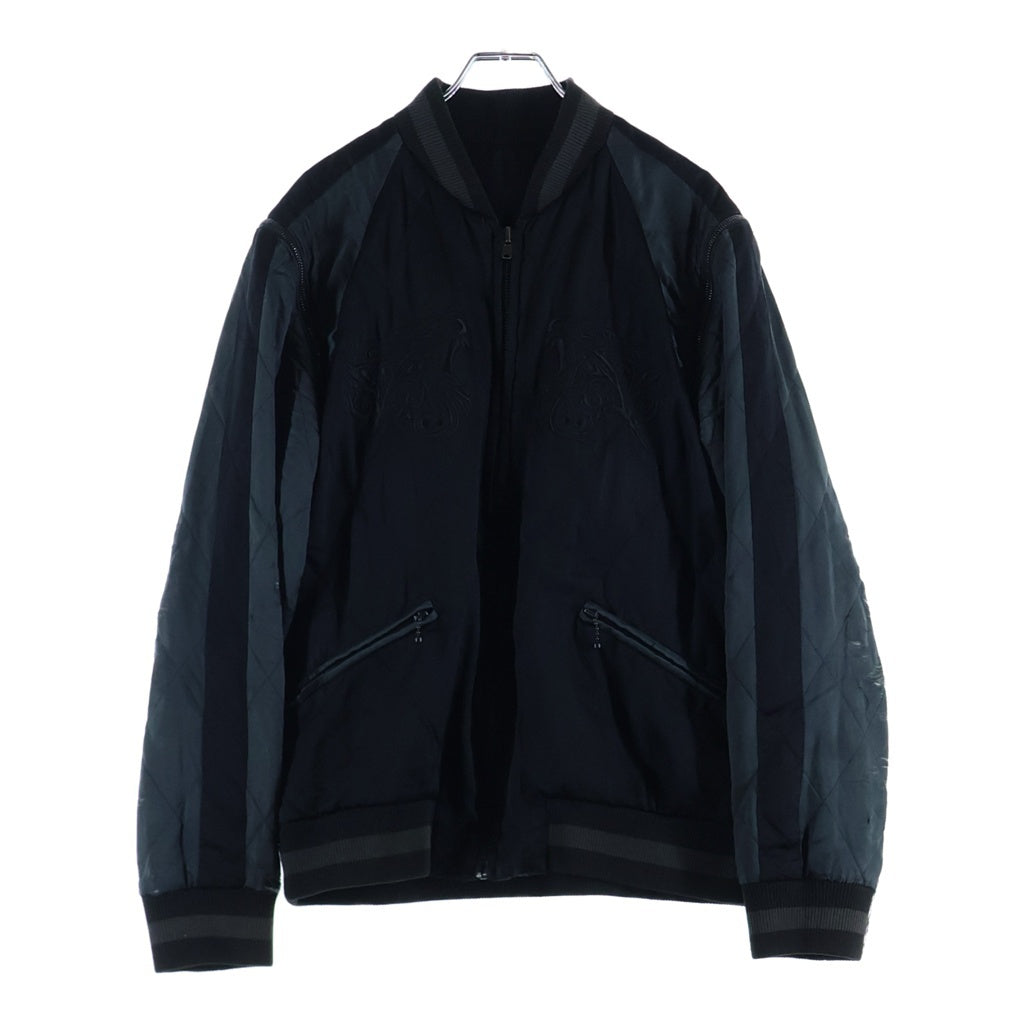 NUMBER (N)INE(ナンバーナイン) 04SS DREAM期 Silk Souvenir Jacket シルク スーベニアジャケット ブラック