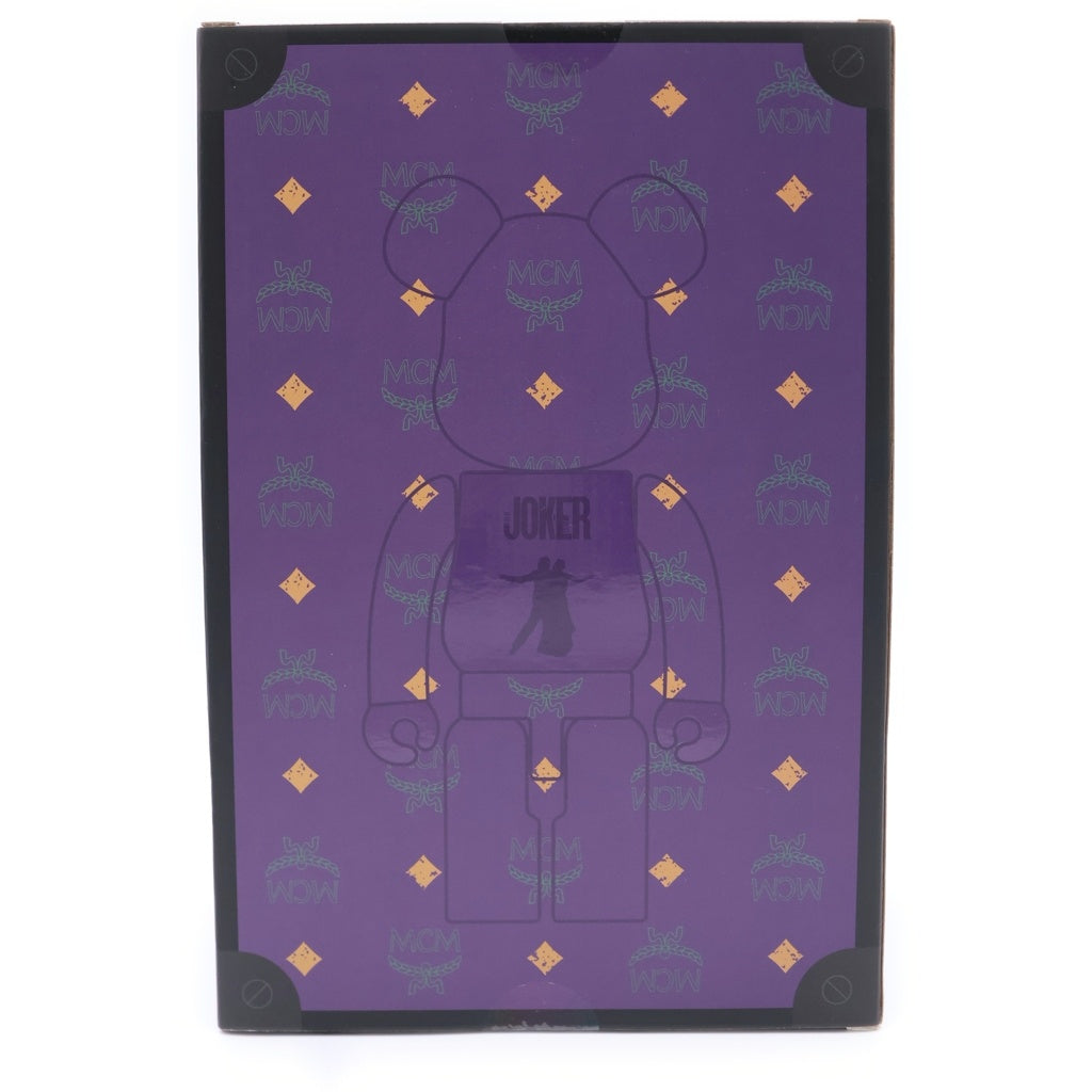 MEDICOM TOY(メディコムトイ) BE@RBRICK MCM THE JOKER 100%&400% ベアブリック ジョーカー 2体セット フィギュア 人形 パープル