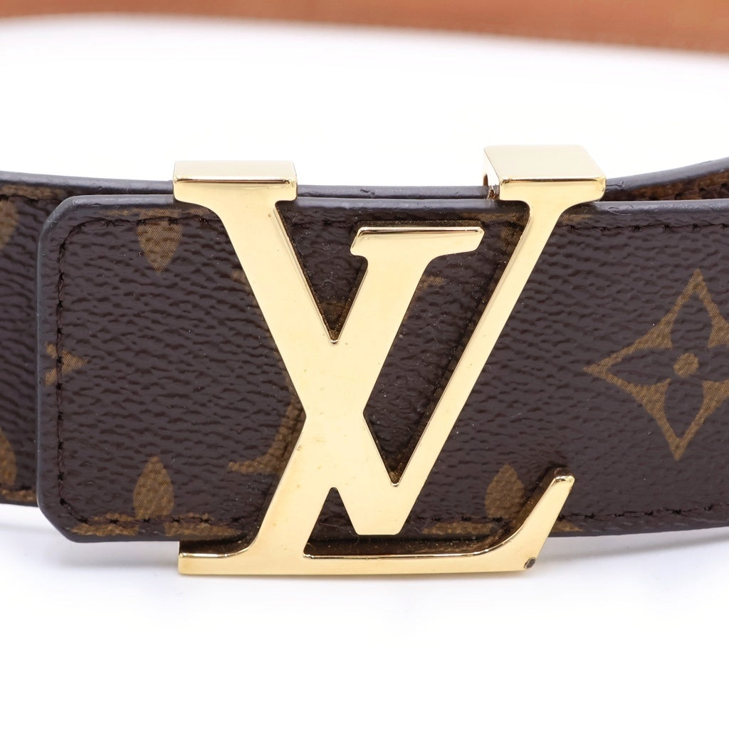 LOUIS VUITTON(ルイヴィトン) Ceinture LV Initiales M9608 サンチュール イニシアル モノグラム レザーベルト ブラウン