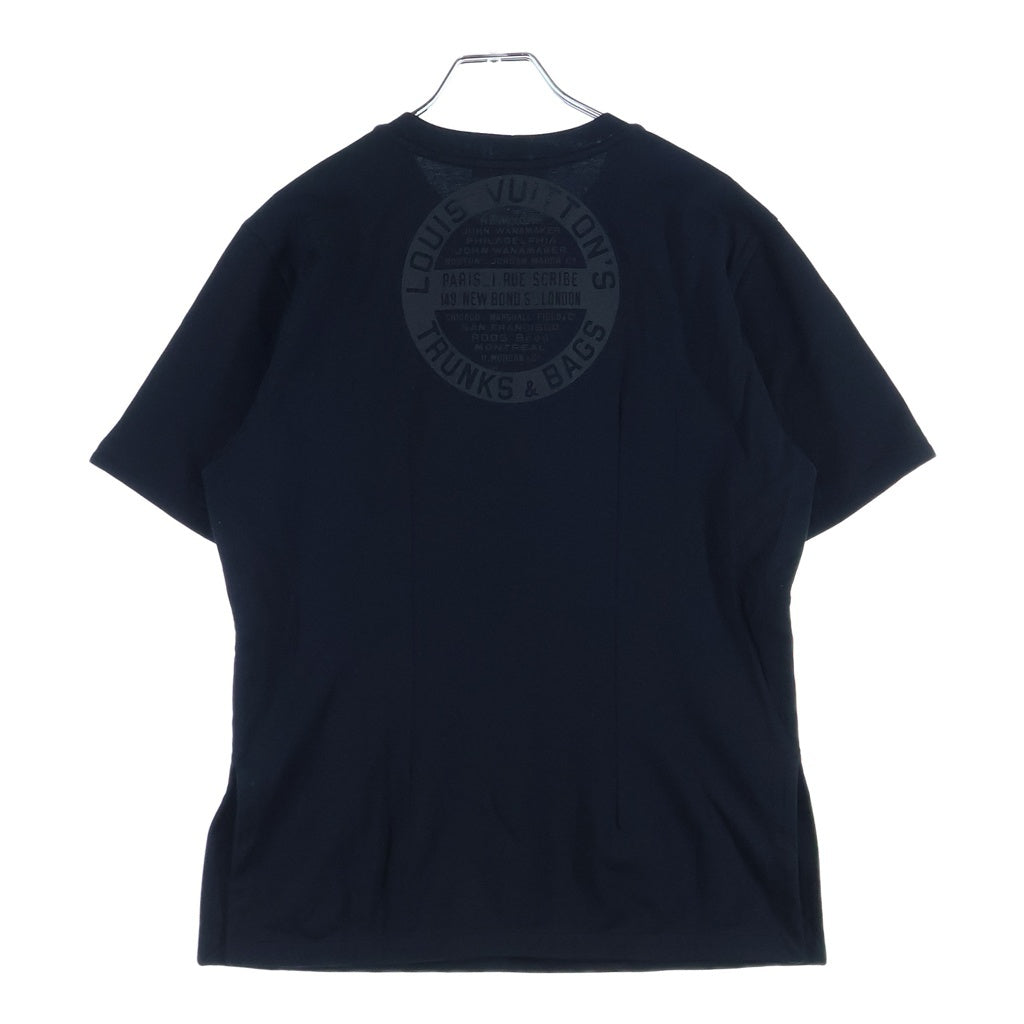 LOUIS VUITTON(ルイヴィトン) 17SS TRUNK&BAGS トランクアンドバックス フロントプリント半袖Tシャツ カットソー ブラック RW171B AXQ FBTS2