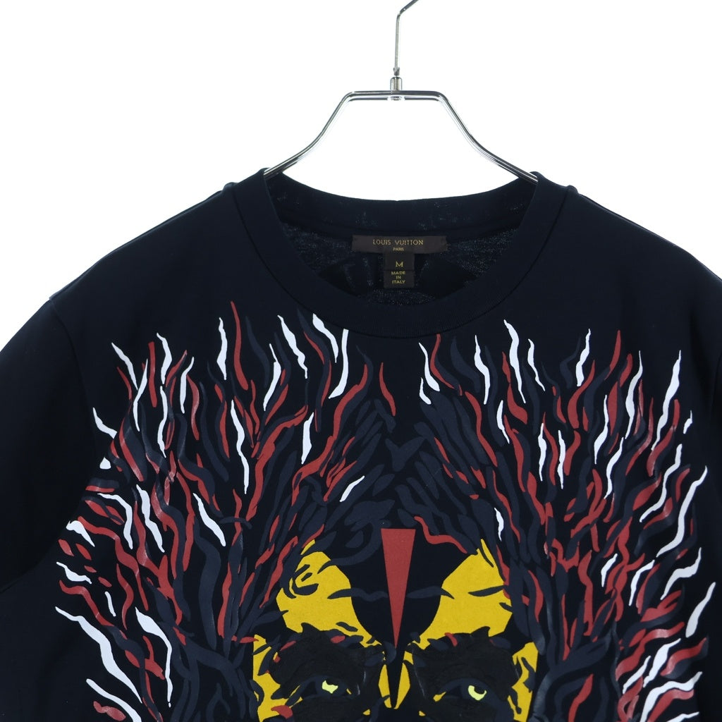 LOUIS VUITTON(ルイヴィトン) 17SS TRUNK&BAGS トランクアンドバックス フロントプリント半袖Tシャツ カットソー ブラック RW171B AXQ FBTS2