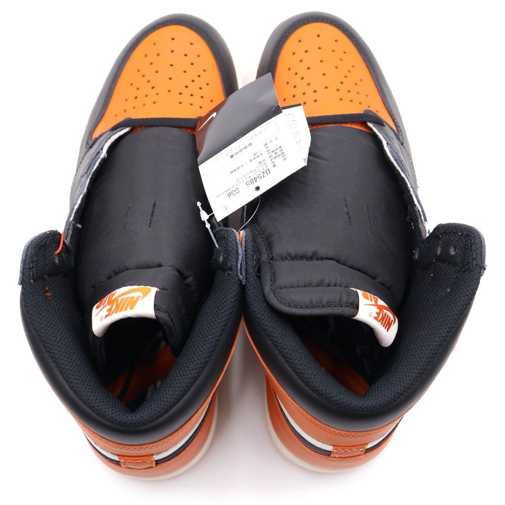 NIKE(ナイキ) IR JORDAN 1 RETRO HIGH OG SHATTERED BACKBOARD エアジョーダン1 レトロ シャッタードバックボード ハイカットスニーカー US11/29.0cm DZ5485-008
