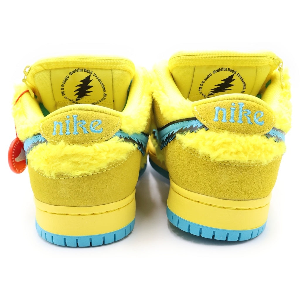 NIKE(ナイキ) ×Grateful Dead DUNK LOW Yellow Bear CJ5378-700 ダンク グレイトフルデッド ローカットスニーカー シューズ イエロー/ブルー US7/25.0cm