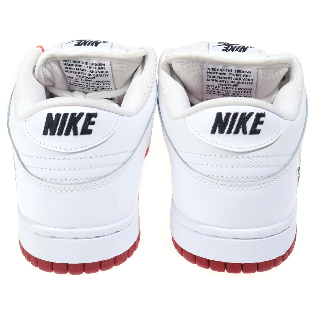NIKE(ナイキ) 19AW ×SUPREME DUNK LOW Varsity Red White CK3480-600 シュプリーム ダンク バーシティレッド ローカットスニーカー シューズ ホワイト/レッド US7/25.0cm